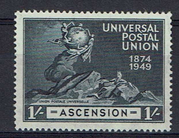 Image of Ascension SG 55var UMM British Commonwealth Stamp